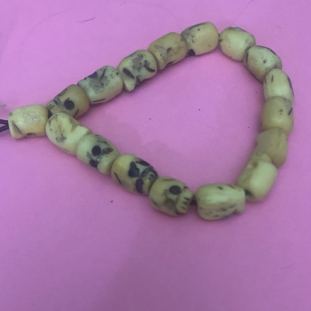 Skull Bead Bracelet